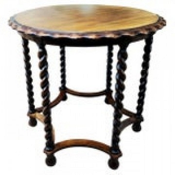 Mesa Auxiliar con Seis Patas Torneadas