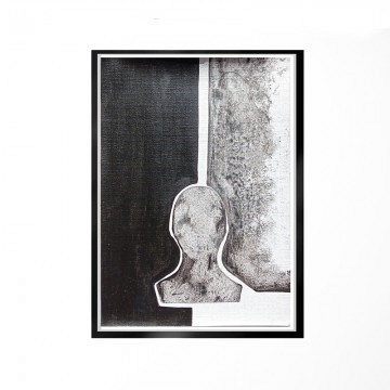 DIN A4 Acrylic on linen by Nuria Rabanillo 06