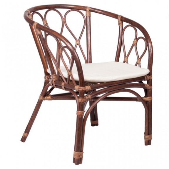 Sillon ratan marron