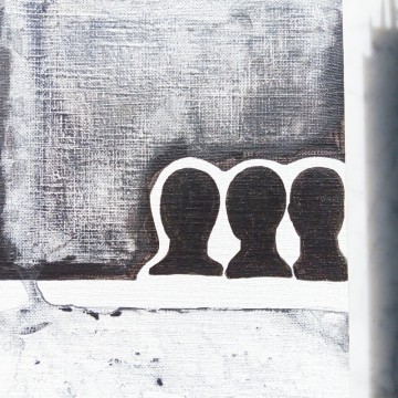  DIN A 4 Acrylic on Linen 2