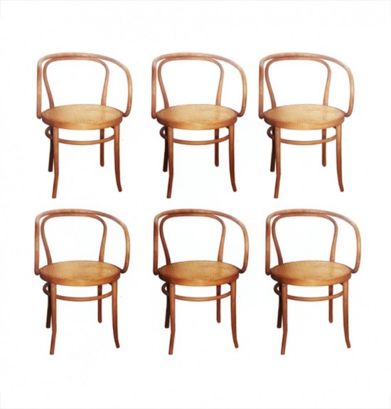  Thonet 209 ,6 Sillas o Sillones:Vintage Aos 50