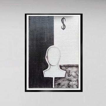 DIN A4 Acrylic on linen by Nuria Rabanillo 03