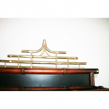  Hollywood Regency  Sshelving Wood  Faux Bamboo, Brass  Chippendale Chinoiserie 