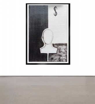 DIN A4 Acrylic on linen by Nuria Rabanillo 03