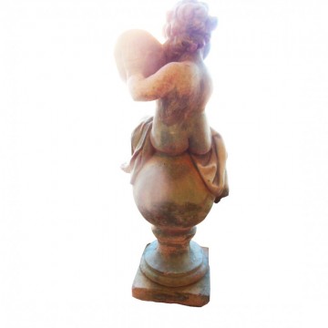French terracotta putto 100 cm 
