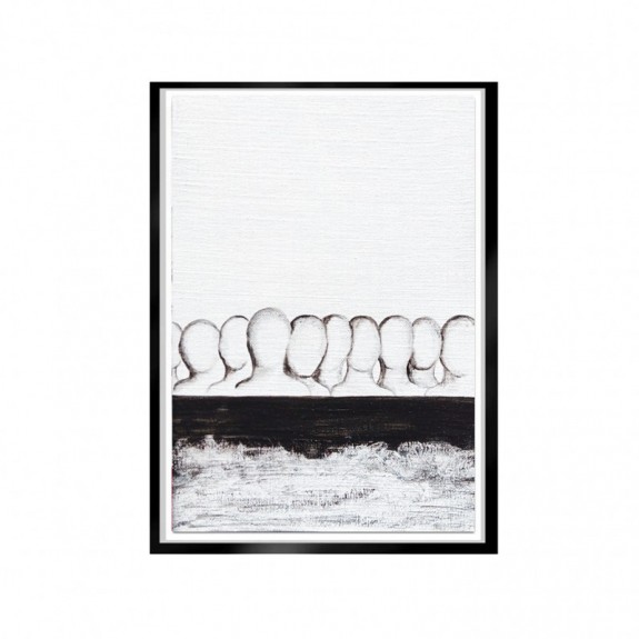 DIN A4 Acrylic on linen by Nuria Rabanillo 07