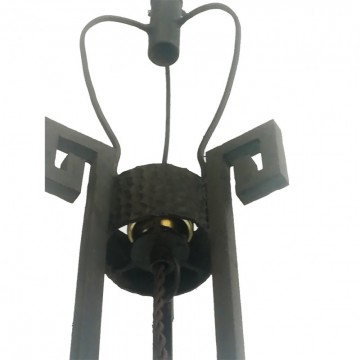 Art deco skyscraper Floor lamp Cast iron