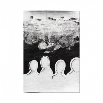 DIN A4 Acrylic on linen by Nuria Rabanillo