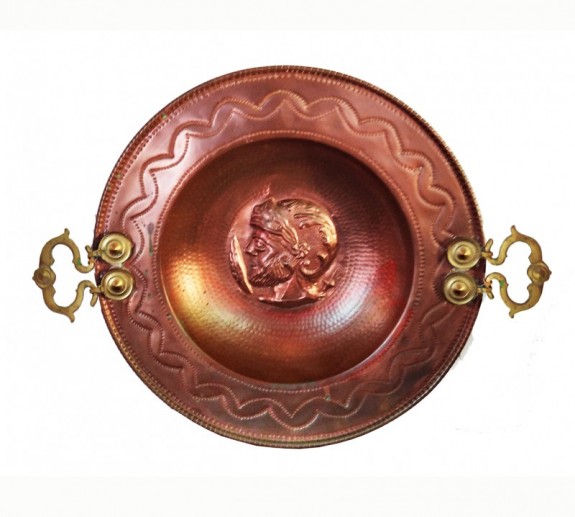 Copper Renaissance Revival Wall Plate, Spain